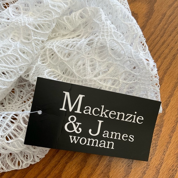 NWT Mackenzie & James Floral Lace Open Front Loose Cardigan, Women’s Sz 1X - Picture 7 of 8